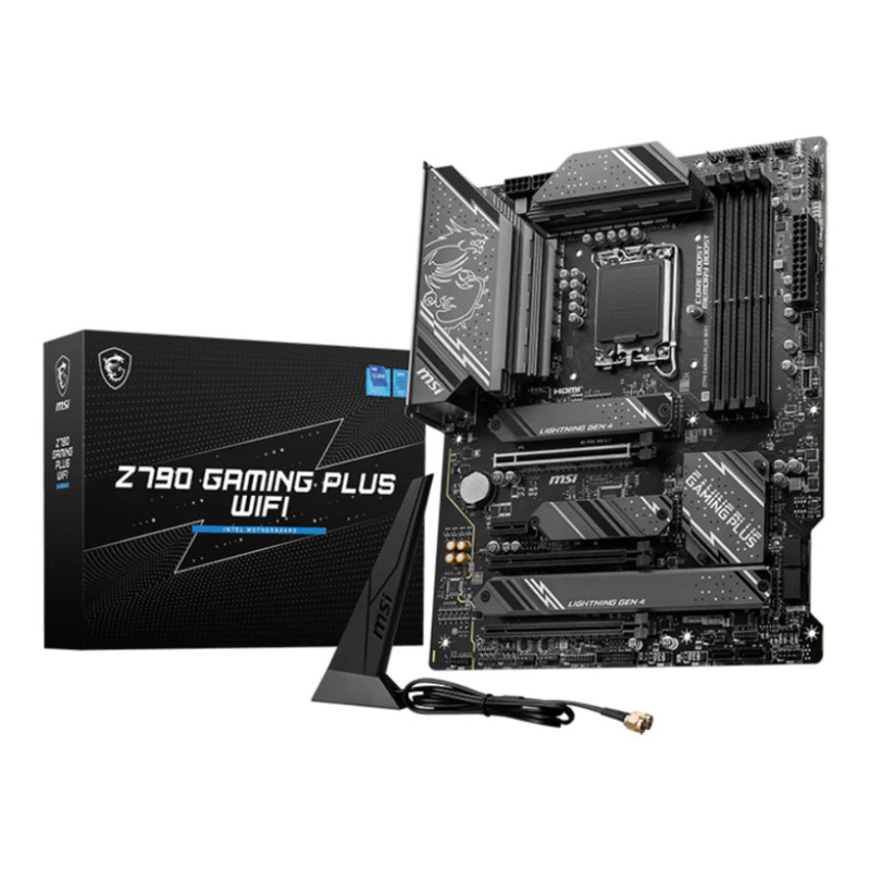 MSI Z790 Gaming Plus WiFi DDR5 LGA 1700 ATX Gaming Motherboard - لوحة أم